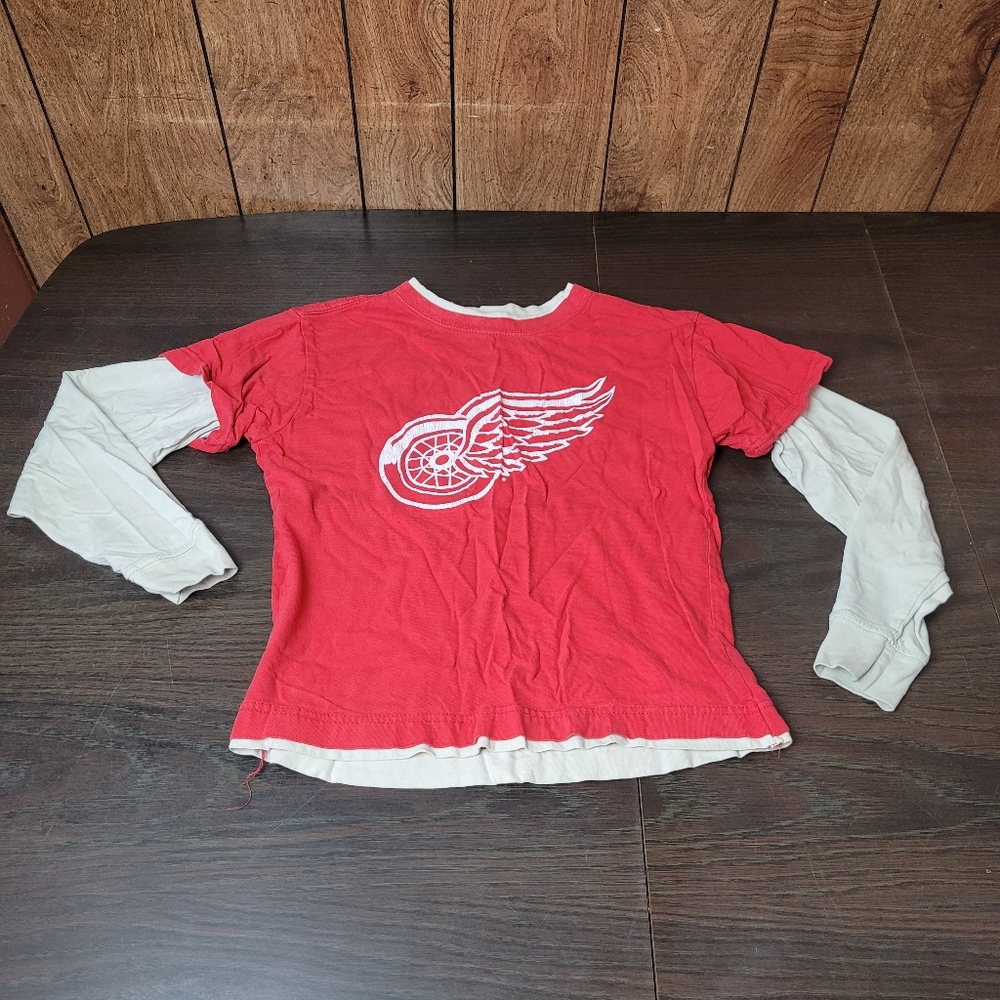 Red Wings Kids Shirt with Logo
